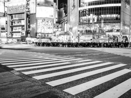 TOKYO, JAPAN - MARCH 20: Shibuya district on March 20, 2015 in Tokyo, Japan. The district is a famed...