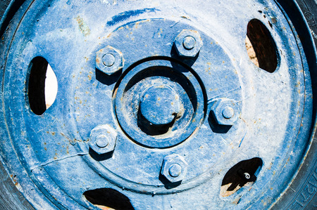 old wheelの写真素材