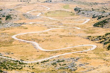 road in Cabra, Cordoba, Spainの写真素材