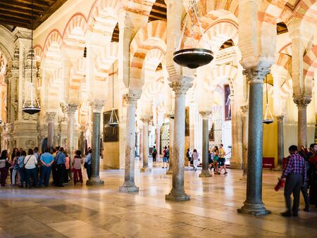 CORDOBA, SPAIN - MAY 08: View of Cathedral Mosque on May 08, 2015 in Cordoba, Spain. The historic centre was named a UNESCO World Heritage Site.のeditorial素材