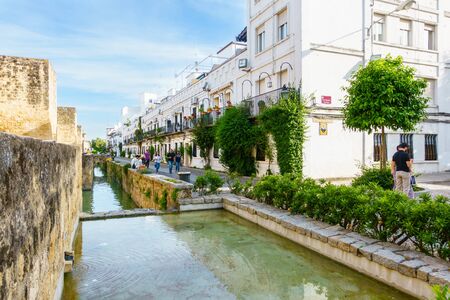 CORDOBA, SPAIN - MAY 09: typical street on May 09, 2015 in Cordoba, Spain. The historic centre was named a UNESCO World Heritage Site.のeditorial素材