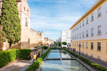 CORDOBA, SPAIN - MAY 09: typical street on May 09, 2015 in Cordoba, Spain. The historic centre was named a UNESCO World Heritage Site.のeditorial素材