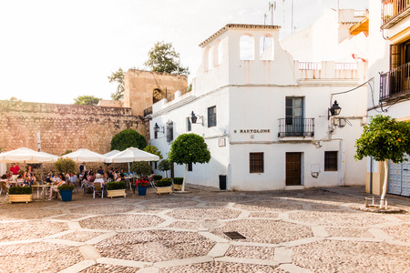 CORDOBA, SPAIN - MAY 09: Visitors during the Festival of the Patios on May 09, 2015 in Cordoba, Spain. The historic centre was named a UNESCO World Heritage Site.のeditorial素材