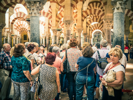 CORDOBA, SPAIN - MAY 08: View of Cathedral Mosque on May 08, 2015 in Cordoba, Spain. The historic centre was named a UNESCO World Heritage Site.のeditorial素材