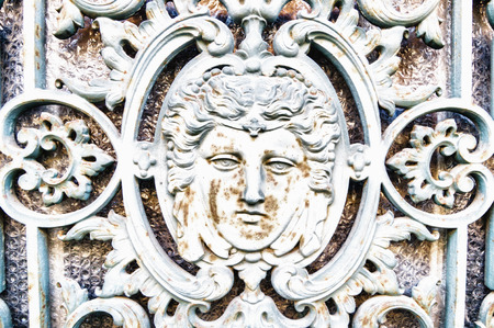 old iron doorの写真素材