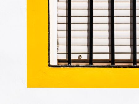 yellow windowの写真素材