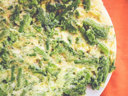 asparagus omeletteの写真素材