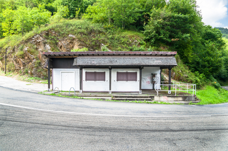 Montagne noire road in Franceの写真素材