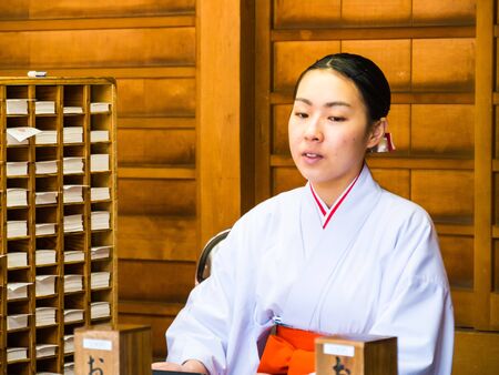 KAMAKURA, JAPAN - MARCH 22: Temple in Kamakura on March 22, 2015 in Kamakura, Japan. It is a city located in Kanagawa Prefecture and it has an estimated population of 174,412.のeditorial素材