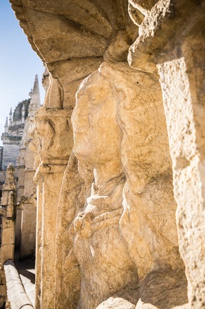 Jeronimos Monastery in Lisbon, Portugalの写真素材