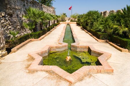 castle in Xativa, Valencia, Spainのeditorial素材