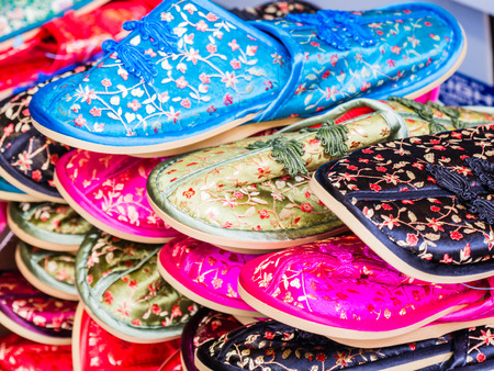 Chinese slippersの写真素材