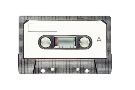 Close-up of old cassetteの写真素材