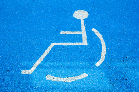 handicapped signの写真素材