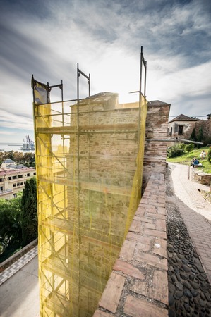 Alcazaba in Malaga, Spain