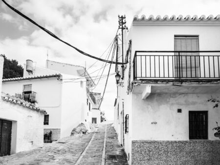 Comares in Malaga, Spainの写真素材