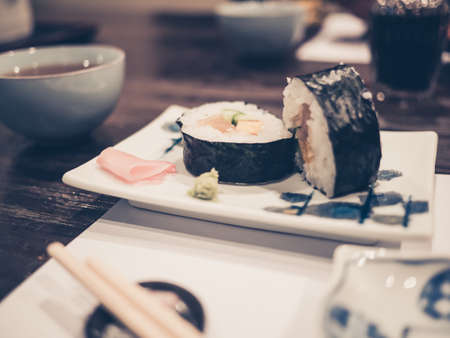 Traditional Japanese foodの写真素材
