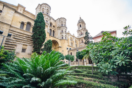 Malaga catedral, Spainの写真素材