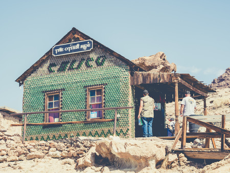 SAN BERNARDINO, USA - SEPTEMBER 05: Calico on September 05, 2015 in San Bernardino County, California, United States. Calico is a ghost town, it was founded in 1881.のeditorial素材
