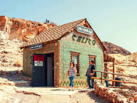 SAN BERNARDINO, USA - SEPTEMBER 05: Calico on September 05, 2015 in San Bernardino County, California, United States. Calico is a ghost town, it was founded in 1881.のeditorial素材