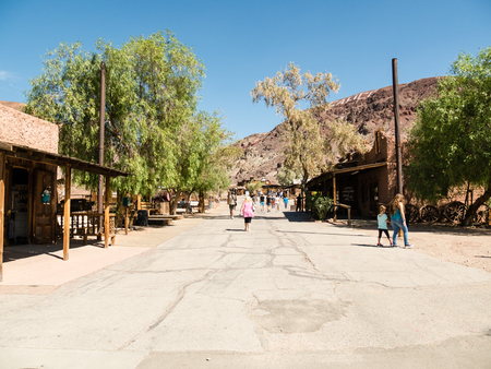 SAN BERNARDINO, USA - SEPTEMBER 05: Calico on September 05, 2015 in San Bernardino County, California, United States. Calico is a ghost town, it was founded in 1881.のeditorial素材