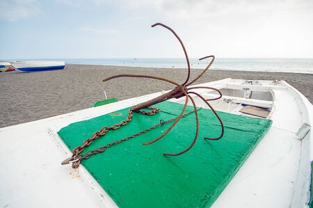 fishing boatの写真素材