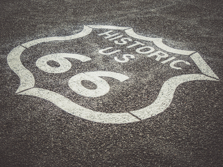Route 66 Signの写真素材