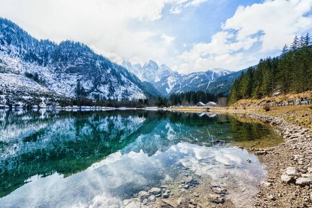 Gosausee in Tyrol, Austriaの写真素材