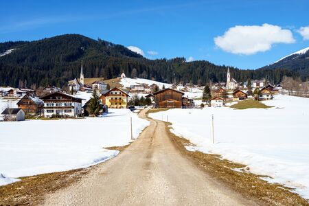 Gosau in Tyrol, Austriaのeditorial素材