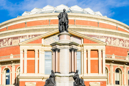 LONDON, UK - 20 FEBRUARY, 2017: The Royal Albert Hall is a concert hall on the northern edge of South Kensington. It has a capacity of up to 5,272 seatsのeditorial素材