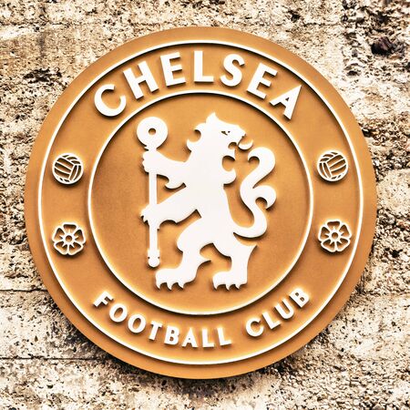 LONDON, UK - 16 FEBRUARY, 2017: Stamford Bridge Stadium.  The Stamford Bridge is home to Chelsea Football Club.のeditorial素材
