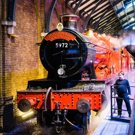 LONDON, UK - 16 FEBRUARY, 2017: Warner Bros Studios Tour London - The Making of Harry Potter is a public attraction in Leavesden in southeastern England.のeditorial素材
