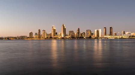 San Diego cityscape, USAの写真素材