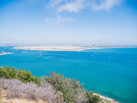 San Diego cityscape, USAの写真素材
