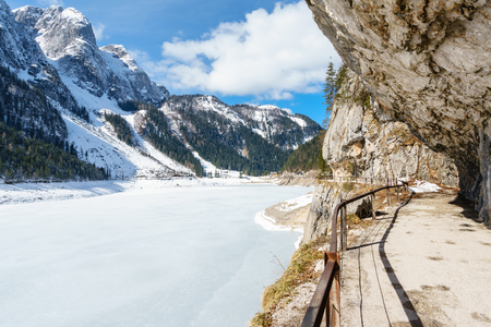 Gosausee in Tyrol, Austriaの写真素材