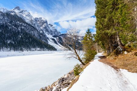 Gosausee in Tyrol, Austriaの写真素材