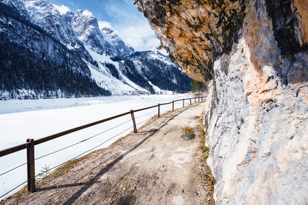 Gosausee in Tyrol, Austriaの写真素材