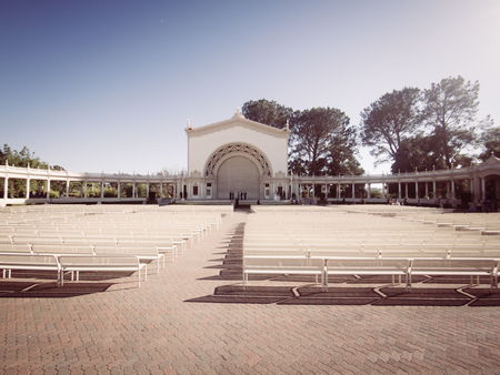 SAN DIEGO, USA - SEPTEMBER 19: Balboa Park on September 19, 2015 in California, United States. San Diego has estimated population of 1,381,069 as of July 1, 2014.のeditorial素材