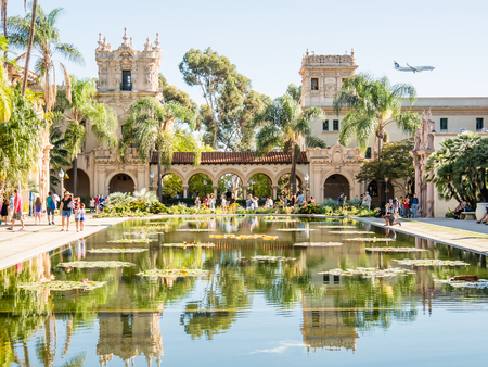 SAN DIEGO, USA - SEPTEMBER 19: Balboa Park on September 19, 2015 in California, United States. San Diego has estimated population of 1,381,069 as of July 1, 2014.のeditorial素材