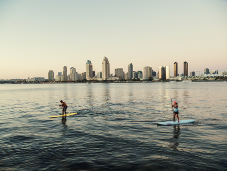 SAN DIEGO, USA - SEPTEMBER 19: cityscape on September 19, 2015 in California, United States. It has estimated population of 1,381,069 as of July 1, 2014.のeditorial素材