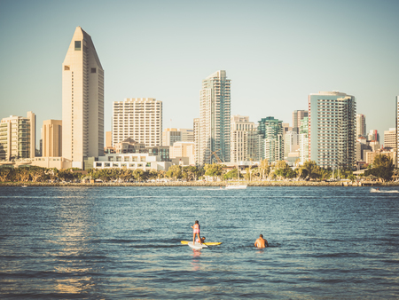 SAN DIEGO, USA - SEPTEMBER 19: cityscape on September 19, 2015 in California, United States. It has estimated population of 1,381,069 as of July 1, 2014.のeditorial素材