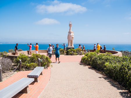 SAN DIEGO, USA - SEPTEMBER 19: Cabrillo Reserve on September 19, 2015 in California, United States. It is located at the southern tip of the Point Loma Peninsula.のeditorial素材