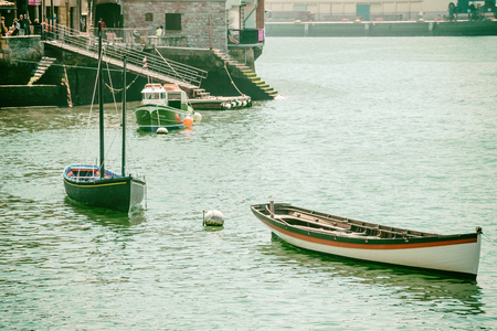 PASAI DONIBANE, SPAIN - 29 JULY,2017: Fishing town of Pasajes de San Juan (Pasai Donibane)のeditorial素材