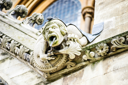 LONDON, UK - 18 FEBRUARY, 2017: Westminster Abbey, formally titled the Collegiate Church of St Peter at Westminster, is a large, mainly Gothic abbey church.のeditorial素材