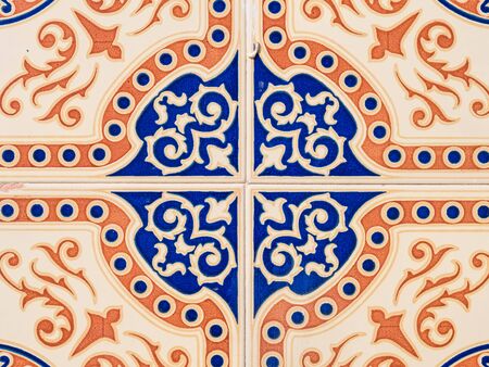 spanish tiles background
