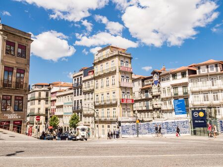 PORTO, PORTUGAL - JUNE 11, 2019: Porto Historic Center. It is the second-largest city in Portugal....