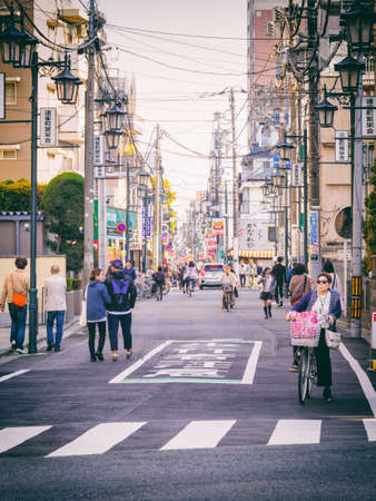 KAWAGOE; JAPAN - APRIL 10, 2018: Kawagoe is a city in Saitama Prefecture, Japan.のeditorial素材
