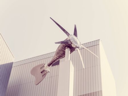 modern weather vaneの写真素材