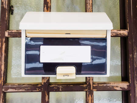 old japanese metallic mailboxの写真素材