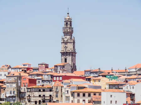 Panoramic view of Old Porto city, Portugalの写真素材